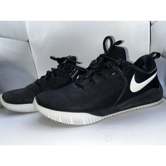 Nike Women's Zoom HyperAce Volleyball Shoes Black And White  Size 9 - Picture 2 of 8